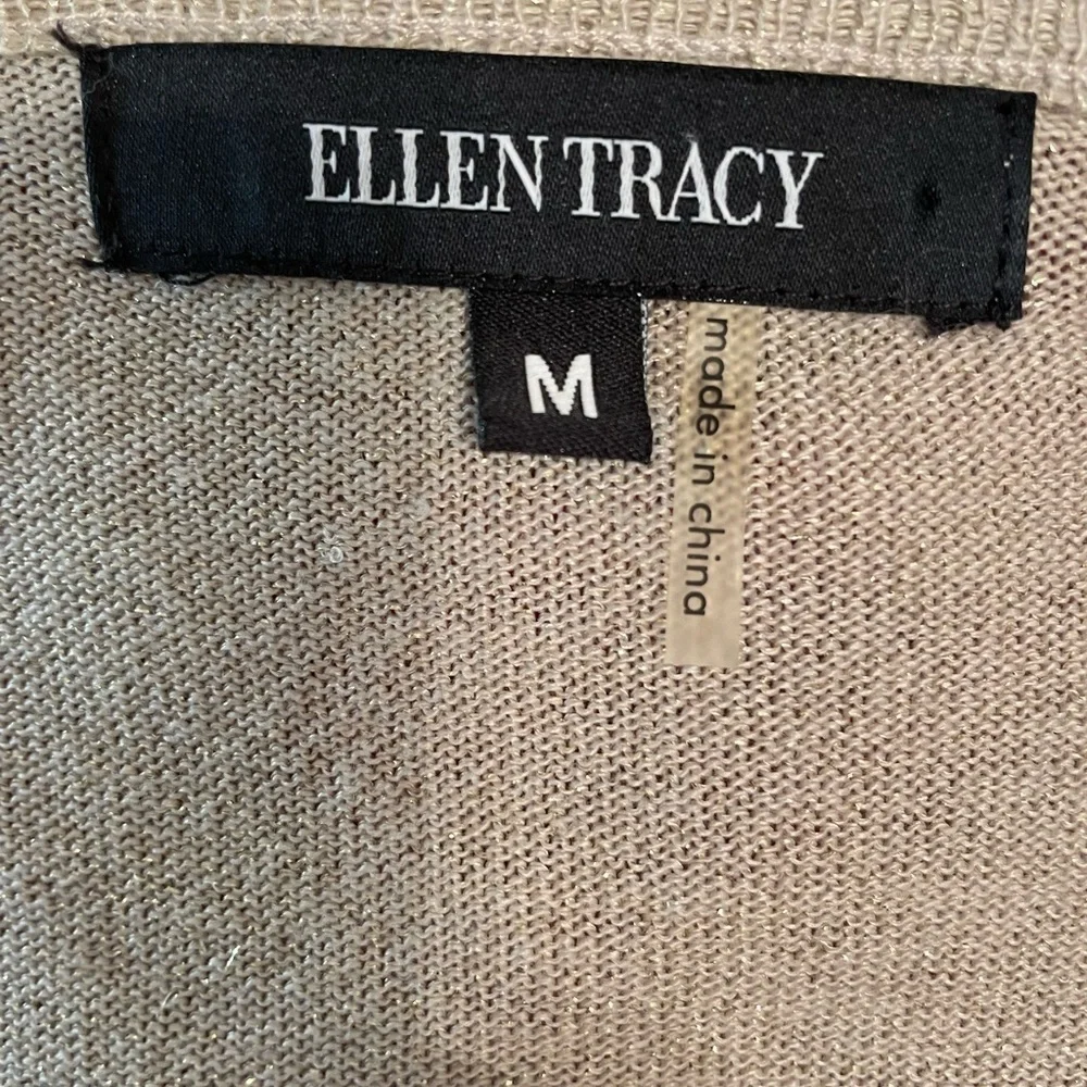 Ellen Tracy Gold Shimmer Toggle Shrug - Picture 7 of 10